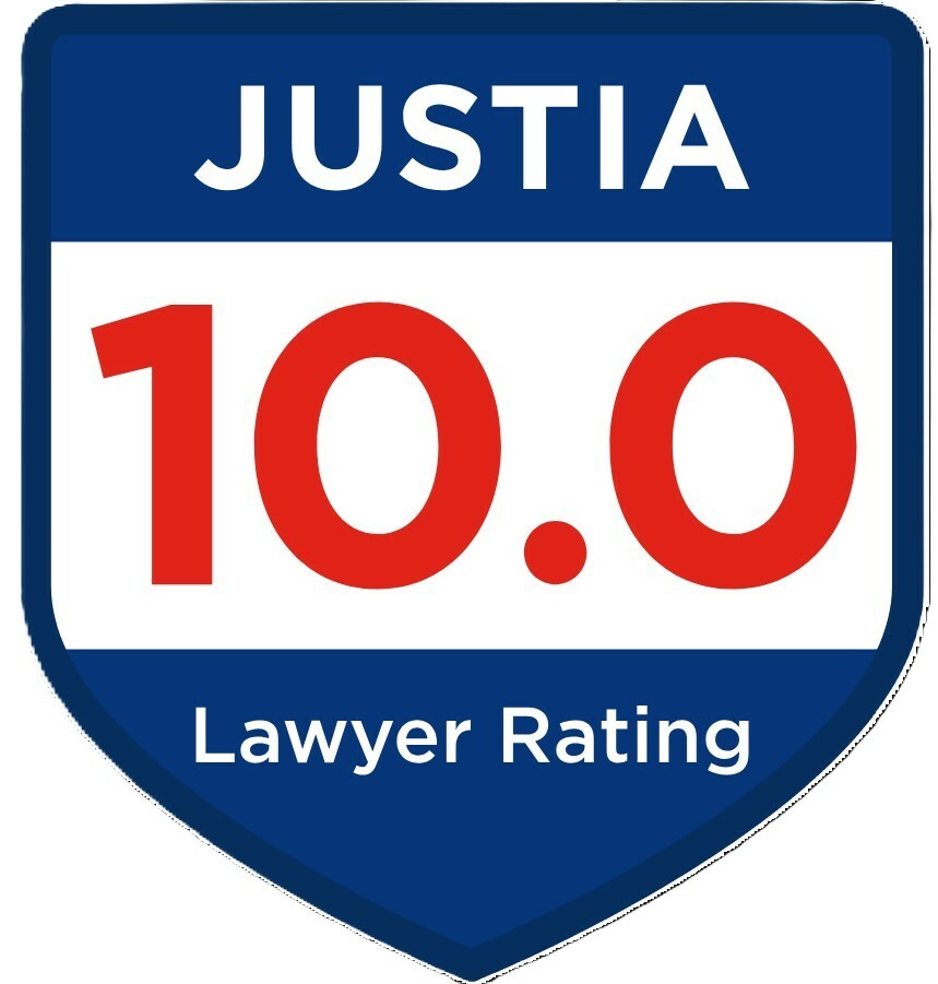 Justia Top Divorce Lawyers Rating Badge 10/10